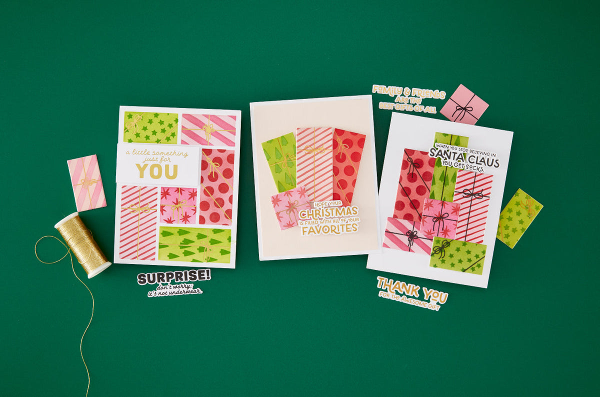 Orchard greeting cards with apples